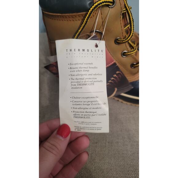 Herman Survivors Thermolite Duck Boots Size 6 Vintage Work Snow Boots NOS - Picture 12 of 13